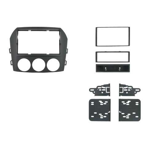 2-DIN frame Mazda MX-5 06-08 zwart