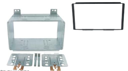 2-DIN frame Kia Carnival 06-08 zwart