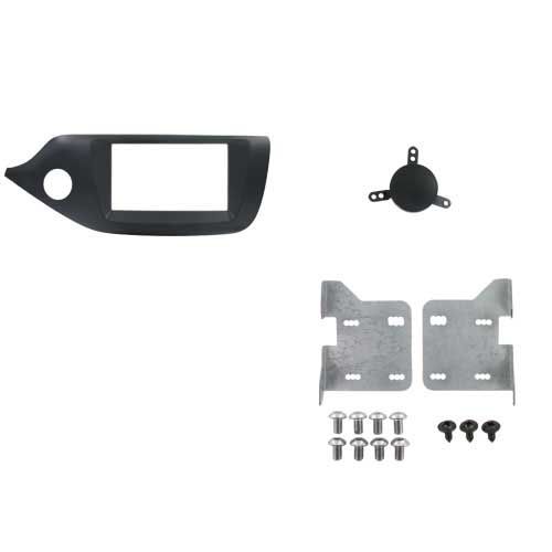 2-DIN frame Kia Ceed 13-18 mat zwart
