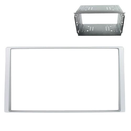 2-DIN frame Kia Sportage 08-10 zilverkleurig