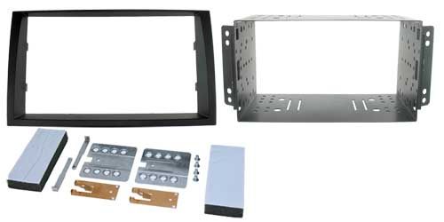 2-DIN frame Kia Venga 10-19 soft touch zwart