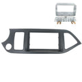 2-DIN frame Kia Picanto 11-17 met start stop systeem grijs