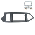 2-DIN frame Kia Picanto 11-17 geen start stop systeem grijs