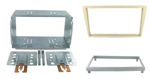 2-DIN frame Opel Signum 05-08 Vectra 05-09 zilverkleur