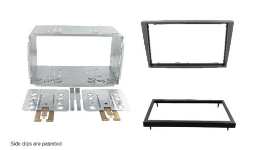2-DIN frame Opel Signum 05-08 Vectra 05-09 zwart