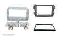 2-DIN frame Opel Agila Suzuki Splash 08-14 metaal fr zwart