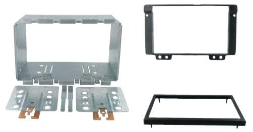 2-DIN frame LR Freelander 03-07 zwart