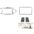 2-DIN frame Toyota Yaris 11-20 met rond zilverkleurig