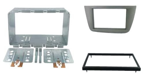 2-DIN frame Seat Altea 04-14 Toledo 05-12 metaal antracie