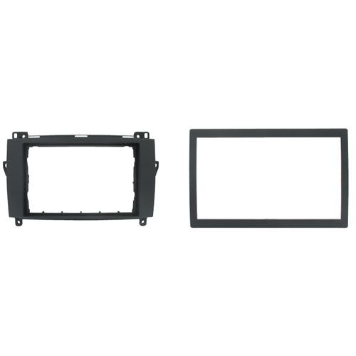 2-DIN frame Mercedes Sprinter Vito VW Crafter 07- zwart