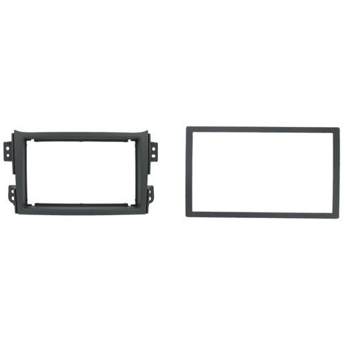 2-DIN frame Opel Agila Suzuki Splash 08-14 met rand zwart