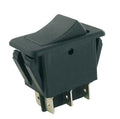 Wipschakelaar ovaal aan-aan dubbel polig 12V/20 Amp