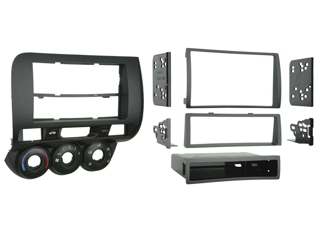 2-DIN frame Honda Jazz / Fit 07-08 zwart