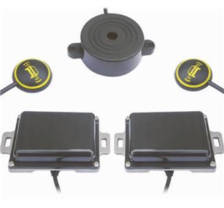 Dode hoek detectie 2 sensoren / 2 Leds /1 buzzer