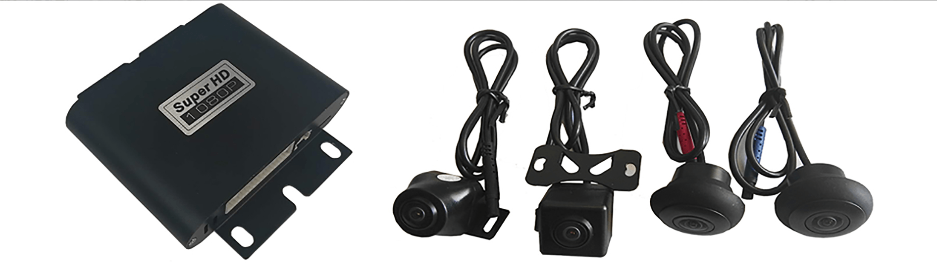 360° bird view camera set parkeersysteem 4 camera's < 7 m
