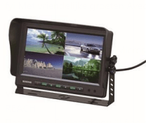 m-use opbouw monitor 9 split screen 4x AV 12/32v