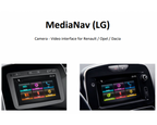 Camera Video interface met LG MediaNav Div. modellen Dacia - Renault