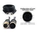 Navinc - Camera extension cable 15 meter with 4-pins connector (4-p male to 4-p female) - Camera Accessoires - artikel NI.ACC