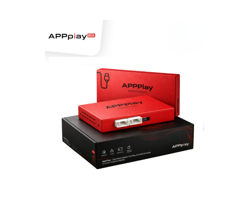 APPplay BOX_Audi A1/Q3 MMI 3G CARplay & Android Auto set (with NAV)