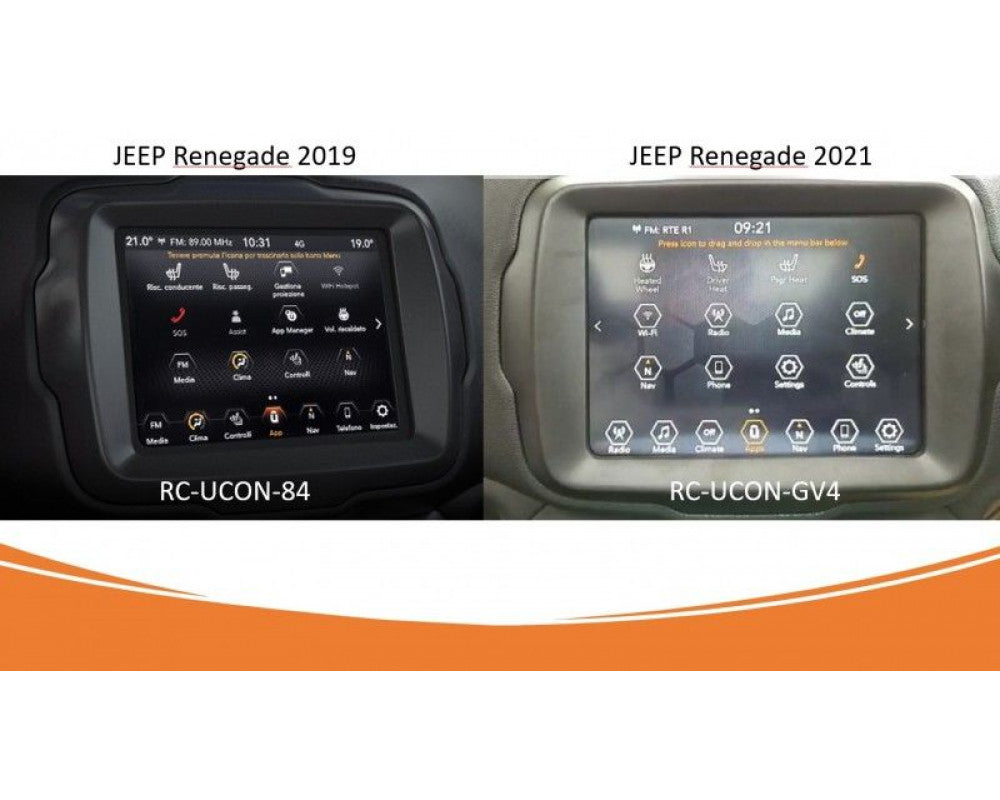 Rear & Front camera interface FCA Uconnect 7" & 8.4"