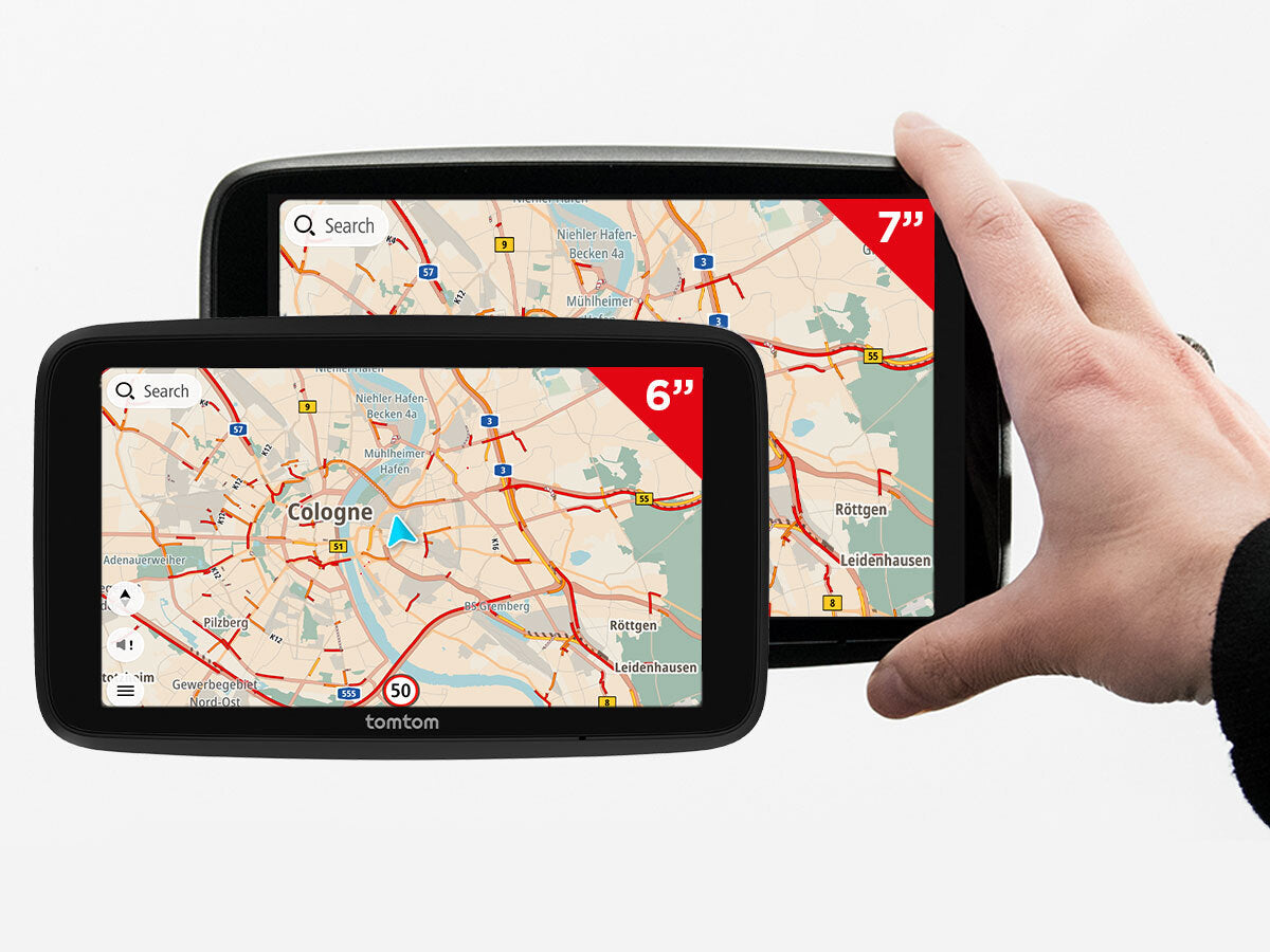TomTom GO Navigator routeweergave