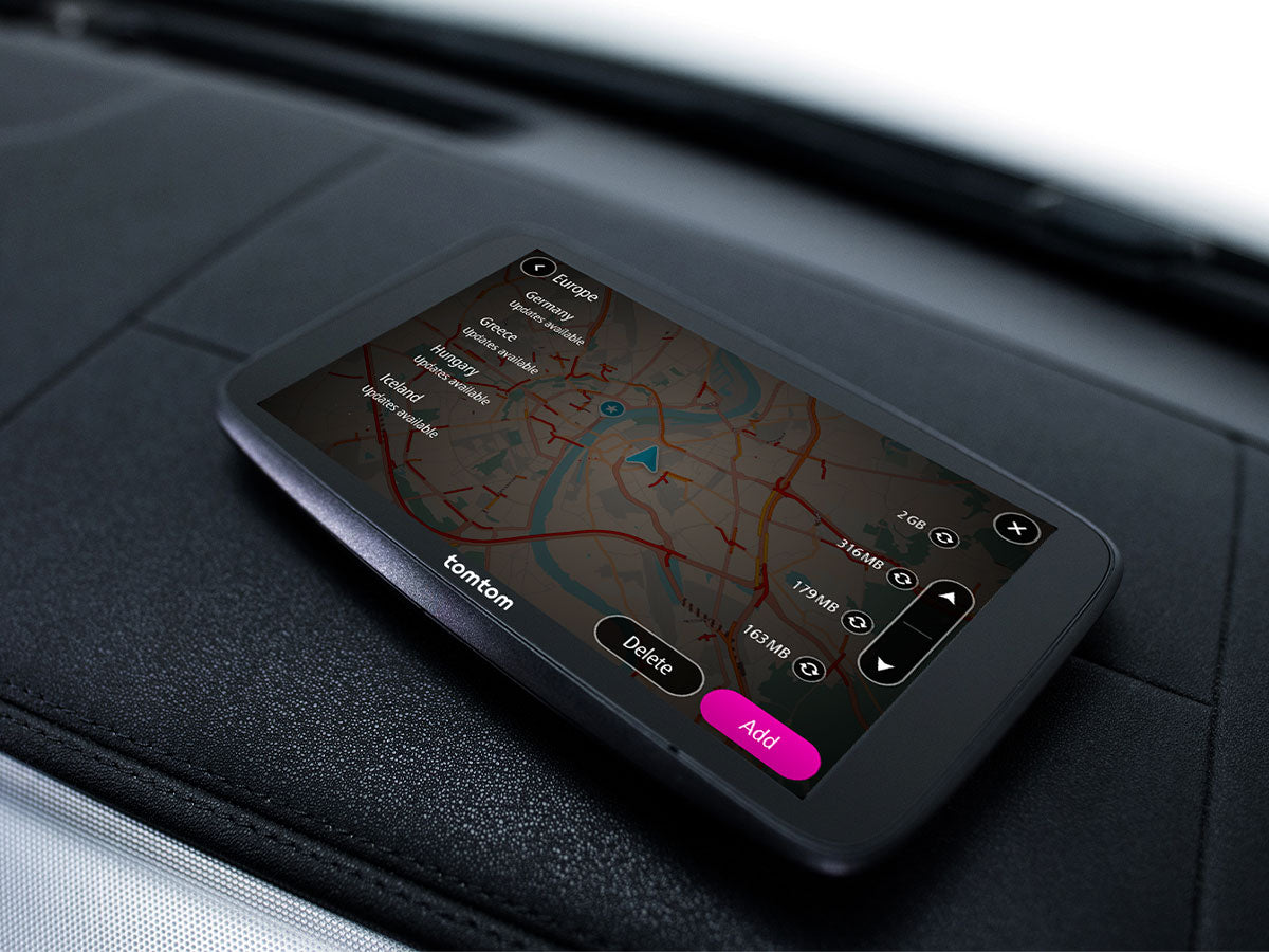 TomTom GO Navigator onderweg