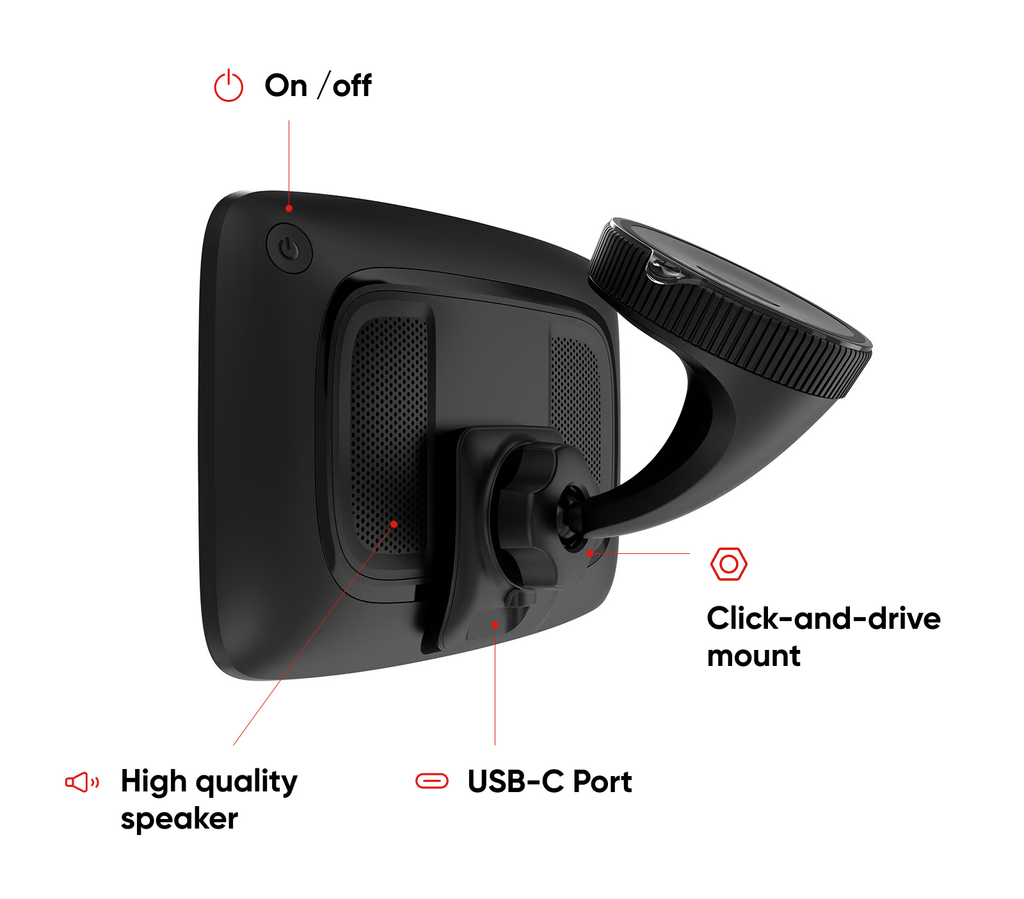 TomTom GO Navigator verpakking en accessoires