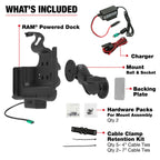 RAM Aangedreven Dock & Dashboard Bevestiging voor Samsung Tab Active5 Pro & 4 Pro - RAM Mounts RAM-101-225B2-SAM52CP-V7CU afbeelding 5