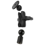 RAM Korte Dubbele Bal Montage met Ronde Plaat en 1/2" NPT-schroefdraad - RAM Mounts RAM-101-B-218-1U afbeelding 2