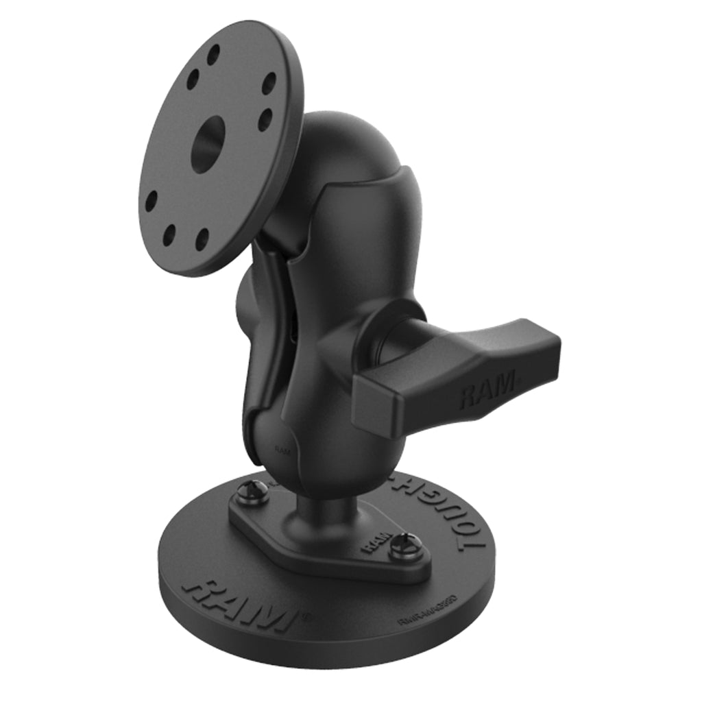 RAM Tough-Mag™ Zware Heavy Duty Magnetische Bevestiging met Ronde Plaat - Kort - RAM Mounts RAM-101-B-MAG88U afbeelding 1