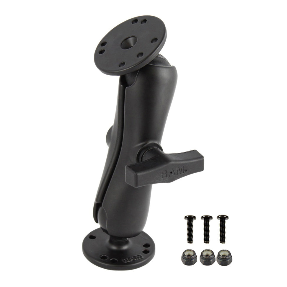 RAM dubbele bal montage met garmin visvinder 8 32 hardware - RAM Mounts RAM-101-G4
