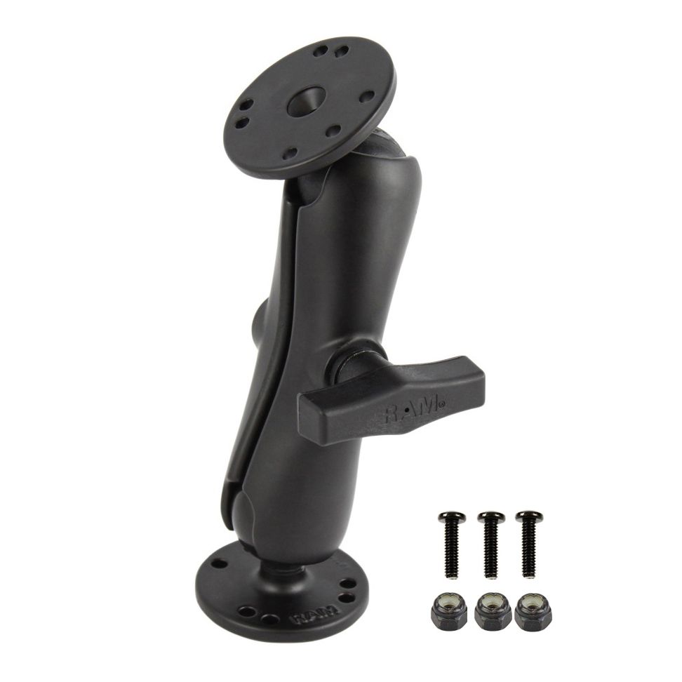 RAM Dubbele Bal Montage met Garmin Visvinder #8-32 Hardware - RAM Mounts RAM-101-G4 afbeelding 1