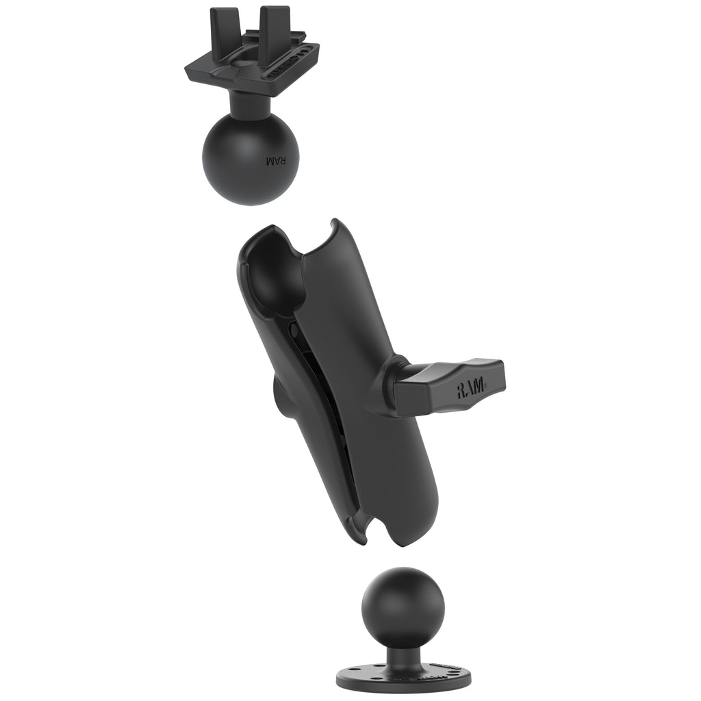 RAM Dubbele Balhouder voor Lowrance Elite-5 & Elite-7 Ti + Meer - RAM Mounts RAM-101-LO11 afbeelding 3