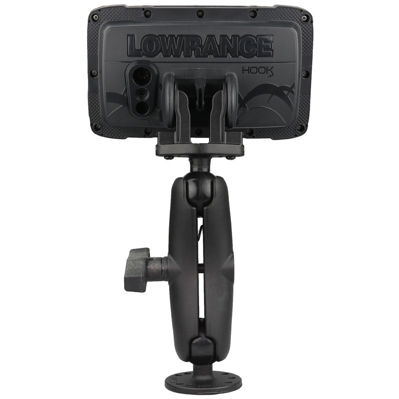 RAM Dubbele Balbevestiging voor Lowrance Eagle 4 & 5, Hook² & Reveal 5 - RAM Mounts RAM-101-LO12 afbeelding 2