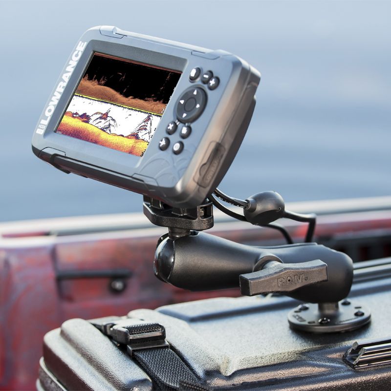 RAM Dubbele Balbevestiging voor Lowrance Eagle 4 & 5, Hook² & Reveal 5 - RAM Mounts RAM-101-LO12 afbeelding 5
