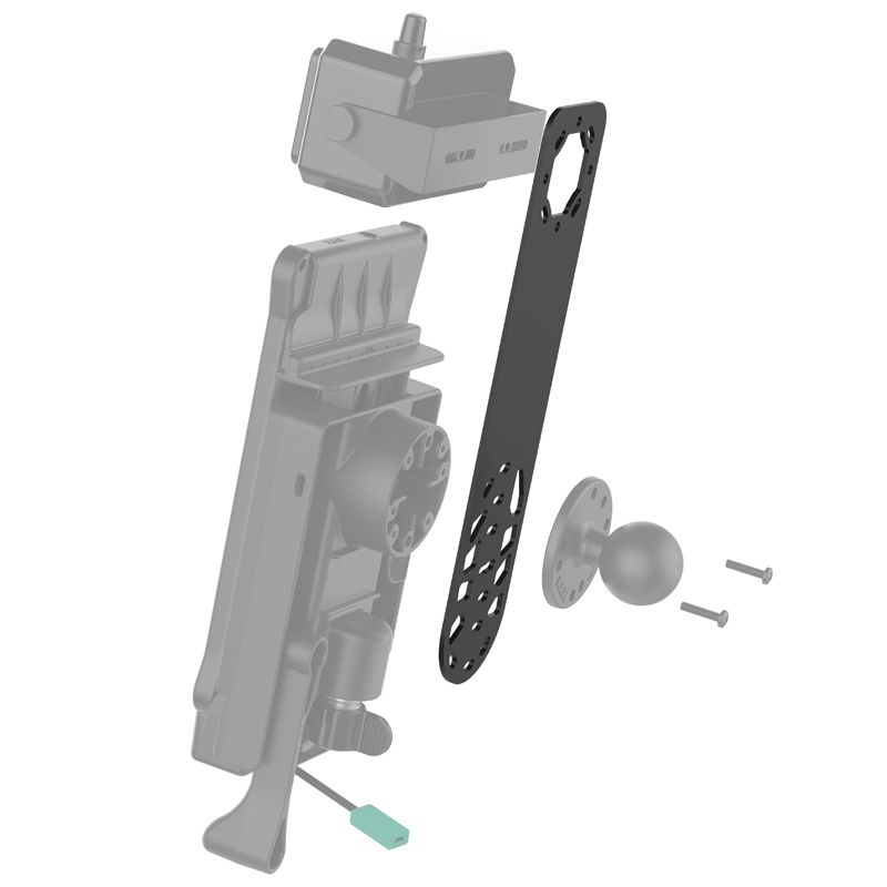 RAM standaardbeugeladapter voor luidsprekers en microfoons - RAM Mounts RAM-101-MIC2U afbeelding 3