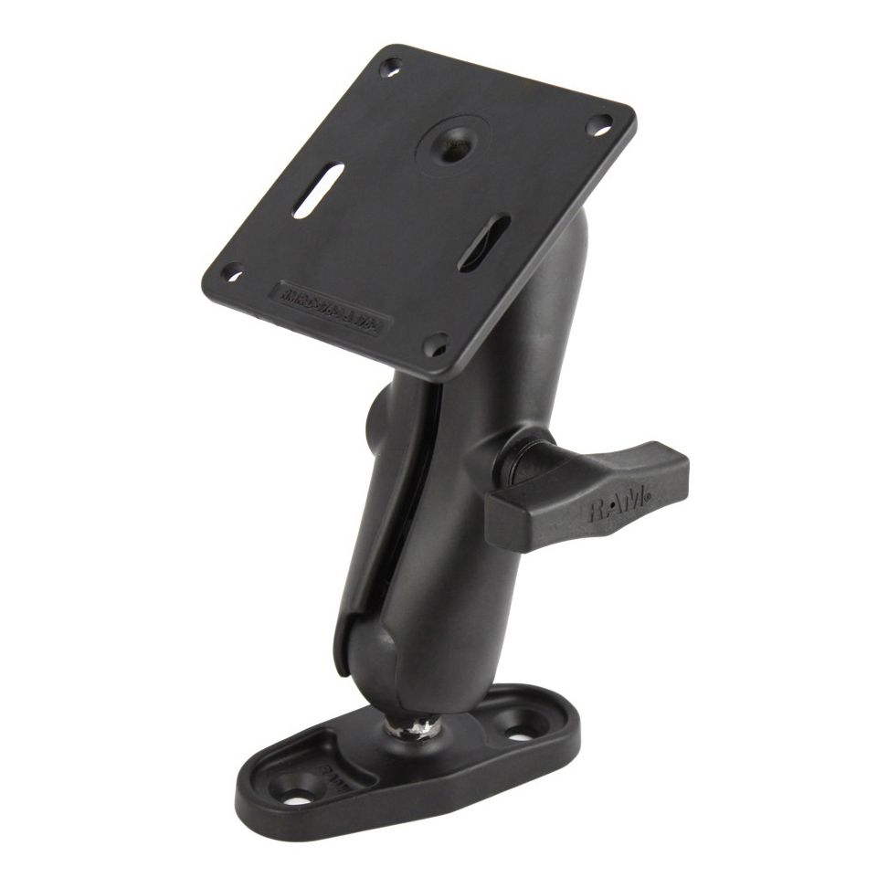 RAM Dubbele Bal Montage met 75x75mm VESA Plaat en 2-Gats Base - RAM Mounts RAM-101-RAY1U afbeelding 1