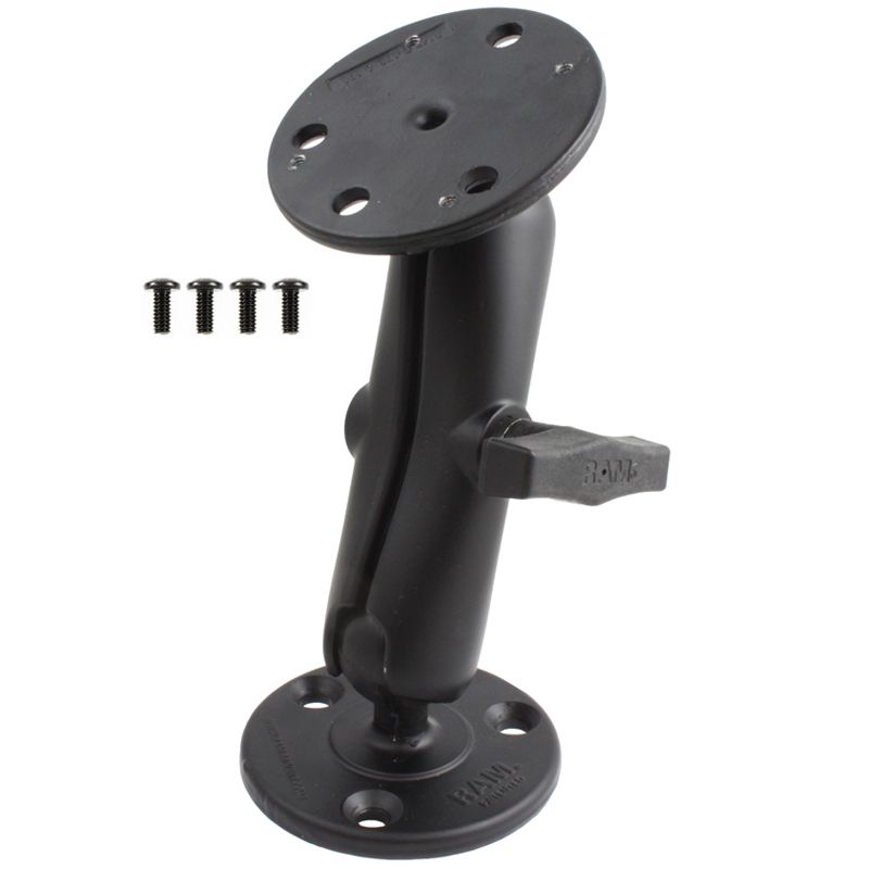 RAM Dubbele Bal Montage met Raymarine Hardware - RAM Mounts RAM-101-RM1U afbeelding 1
