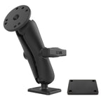 RAM dubbele bal montage aluminium steunplaat medium - RAM Mounts RAM-101-SAE1