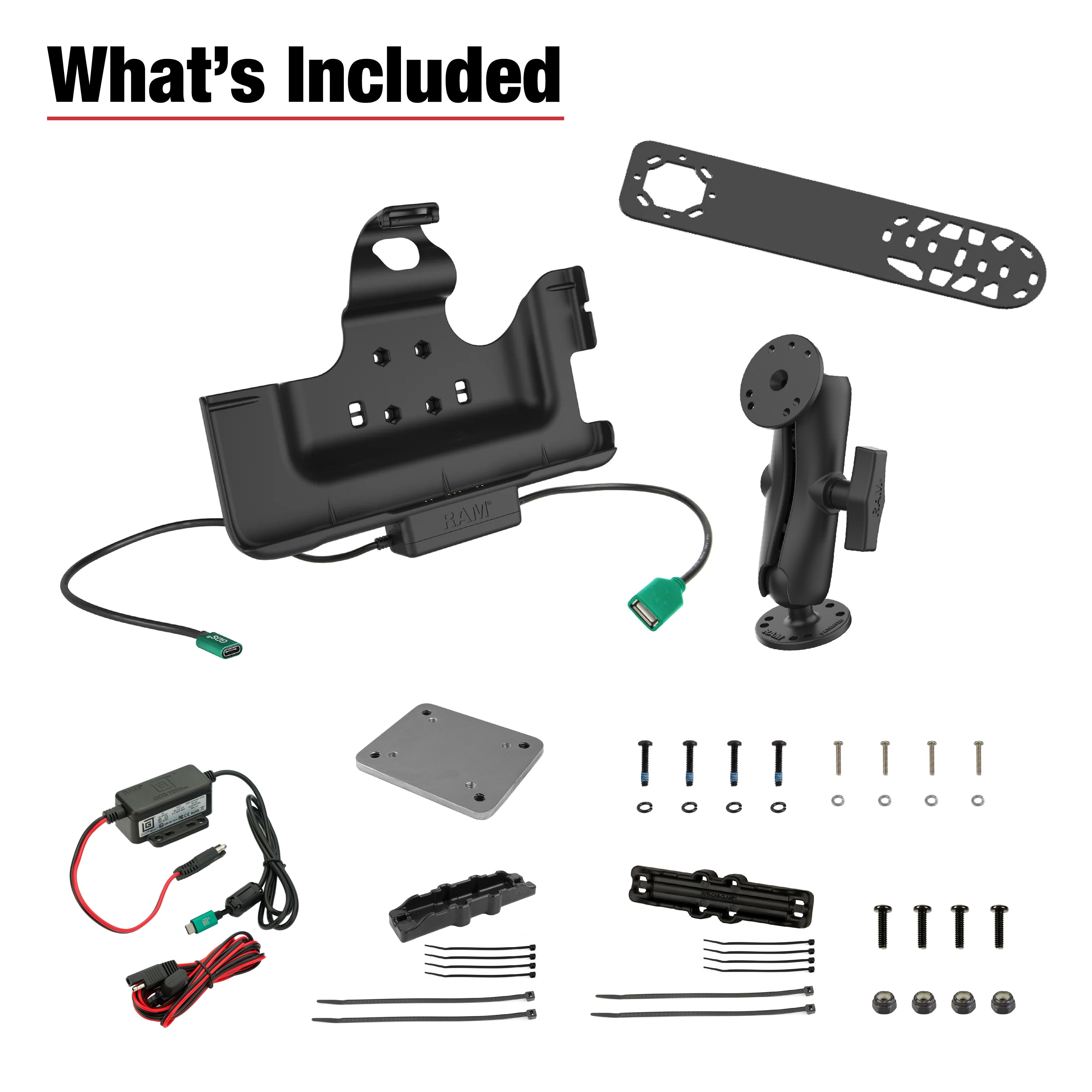 RAM Aina PTT Voice Responder voertuigbundel voor Samsung Tab Active4 Pro - RAM Mounts RAM-101-SAM52CP-PTT1 afbeelding 5