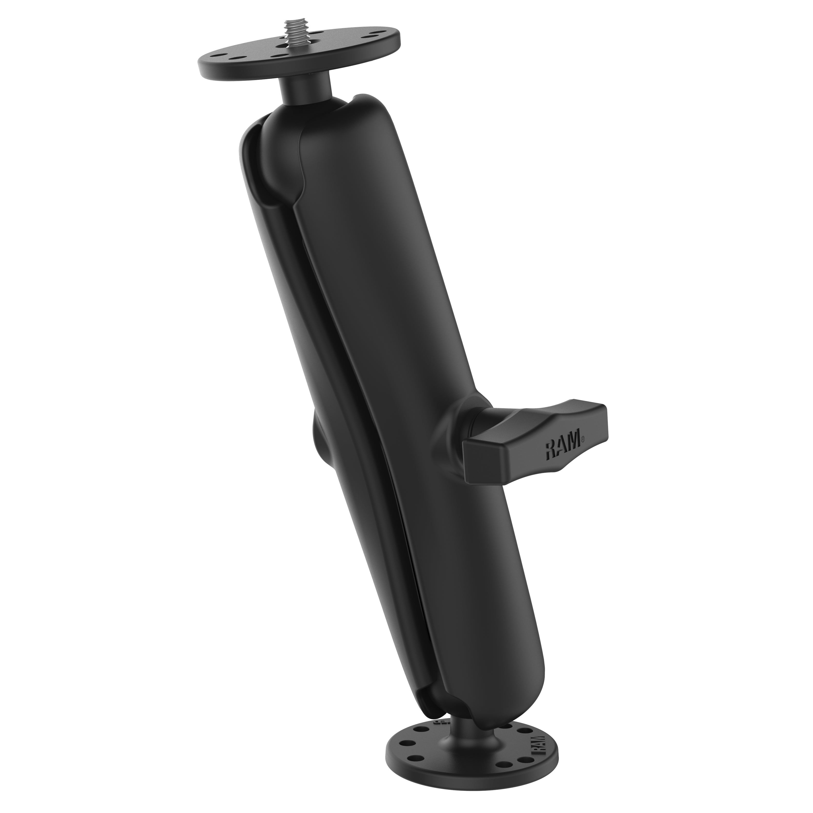 RAM Dubbele Kogel Montage met 1/4 "-20 Schroefdraad - C Maat Lang - RAM Mounts RAM-101AU-D afbeelding 1