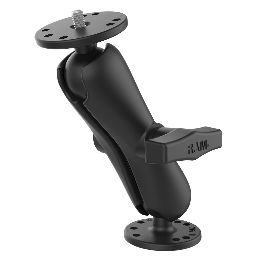 RAM dubbele kogel montage met 14 20 schroefdraad c maat medium - RAM Mounts RAM-101AU