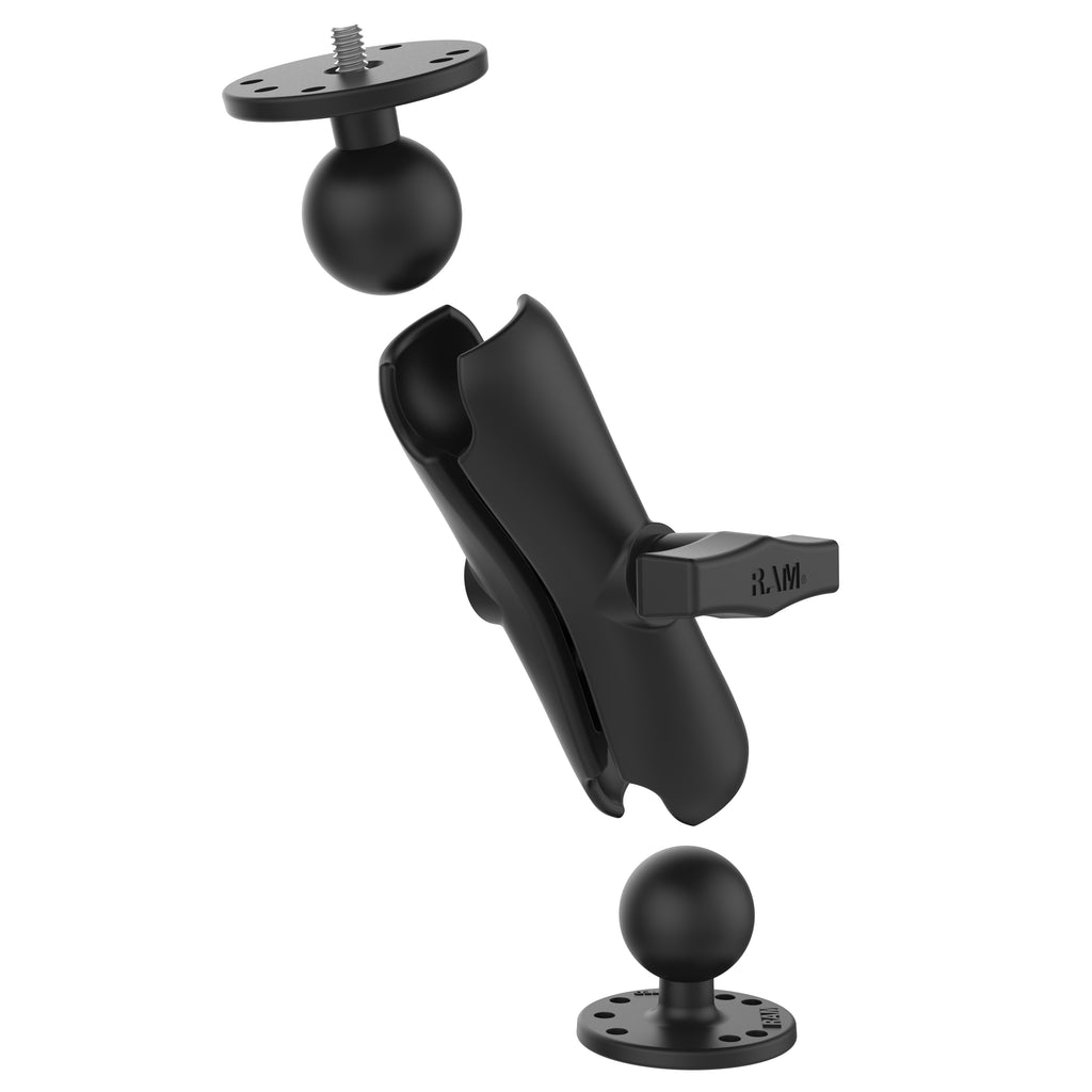 RAM Dubbele Kogel Montage met 1/4 "-20 Schroefdraad - C Maat Medium - RAM Mounts RAM-101AU afbeelding 2