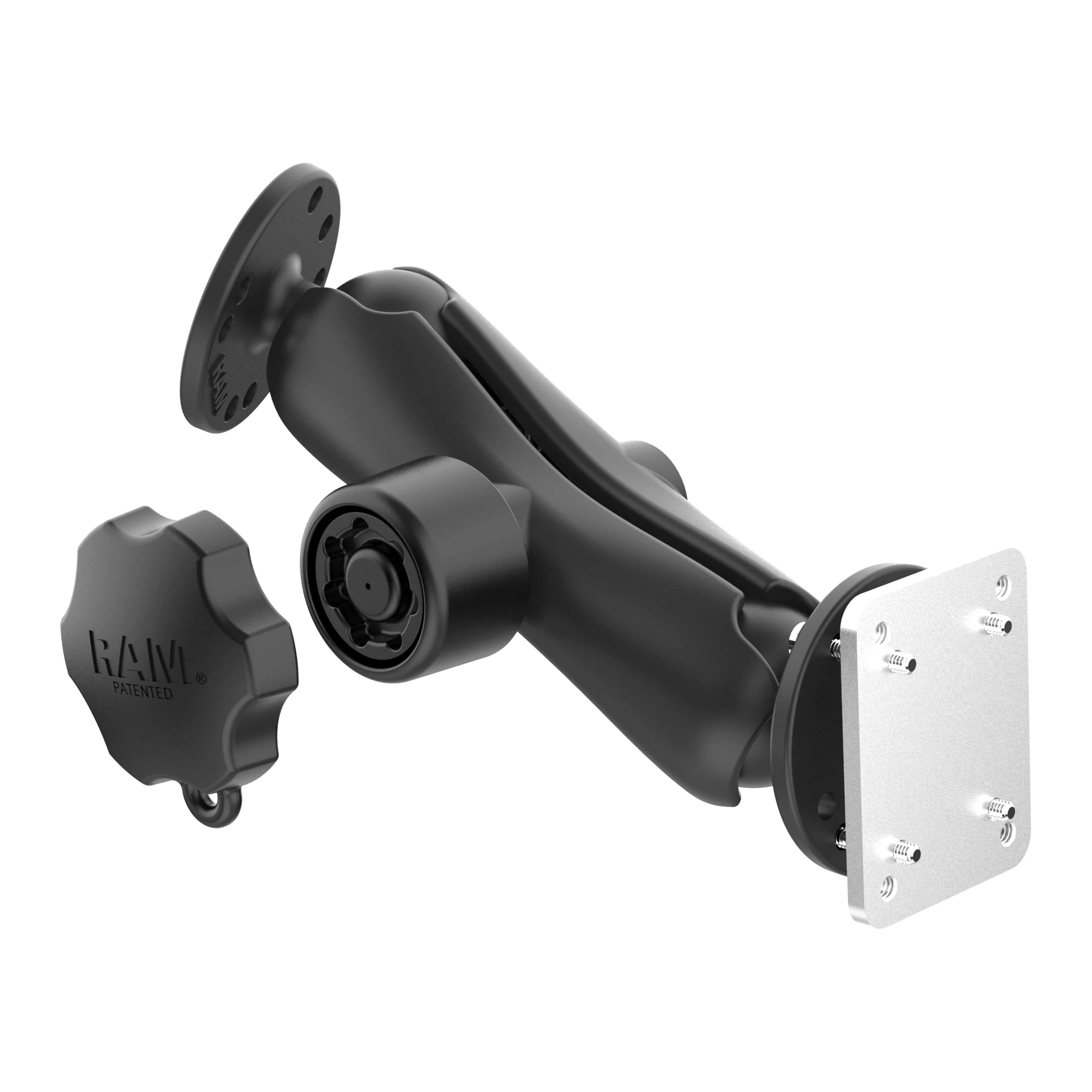 RAM Verbindingsbout Dashboard Bevestiging met Achterplaat - C Grootte Med - RAM Mounts RAM-101L-225B2U afbeelding 2