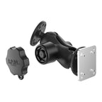 RAM Vergrendelbare Dashboard Bevestiging met Achterplaat C Maat Kort - Schoefbevestiging - RAM Mounts RAM-101L-B-225B2U afbeelding 2