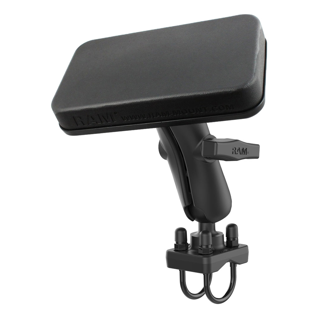 RAM Dubbele U-Bout Montage met Rugsteun voor ATV's - RAM Mounts RAM-101U-235Z-BR1 afbeelding 1