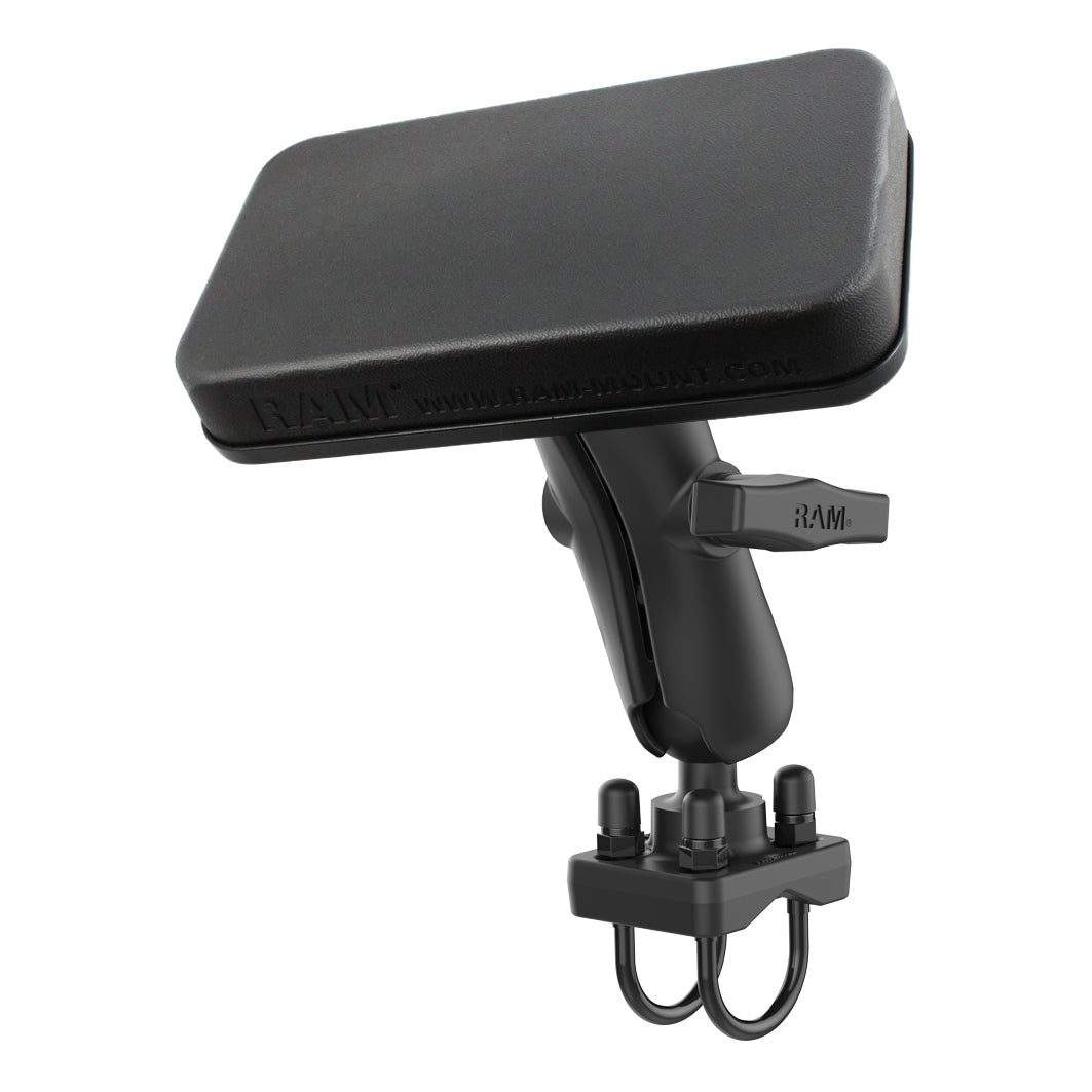 RAM Dubbele U-Bout Montage met Rugsteun voor ATV's - RAM Mounts RAM-101U-235Z-BR1 afbeelding 1