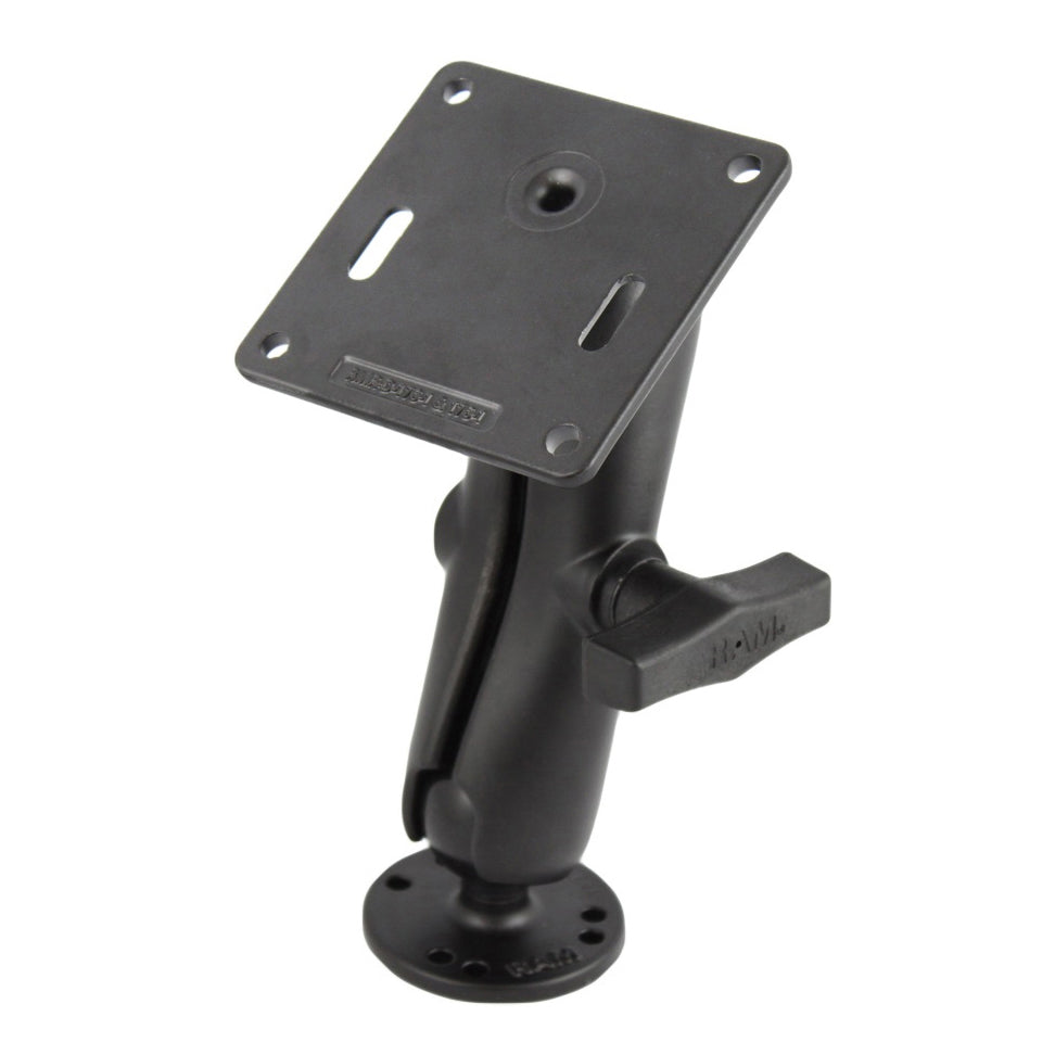 RAM dubbele kogel montage met 75x75mm VESA plaat - RAM Mounts RAM-101U-2461