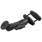 RAM 25 vierkante post klembevestiging met ronde amps plaat medium arm - RAM Mounts RAM-101U-247-25