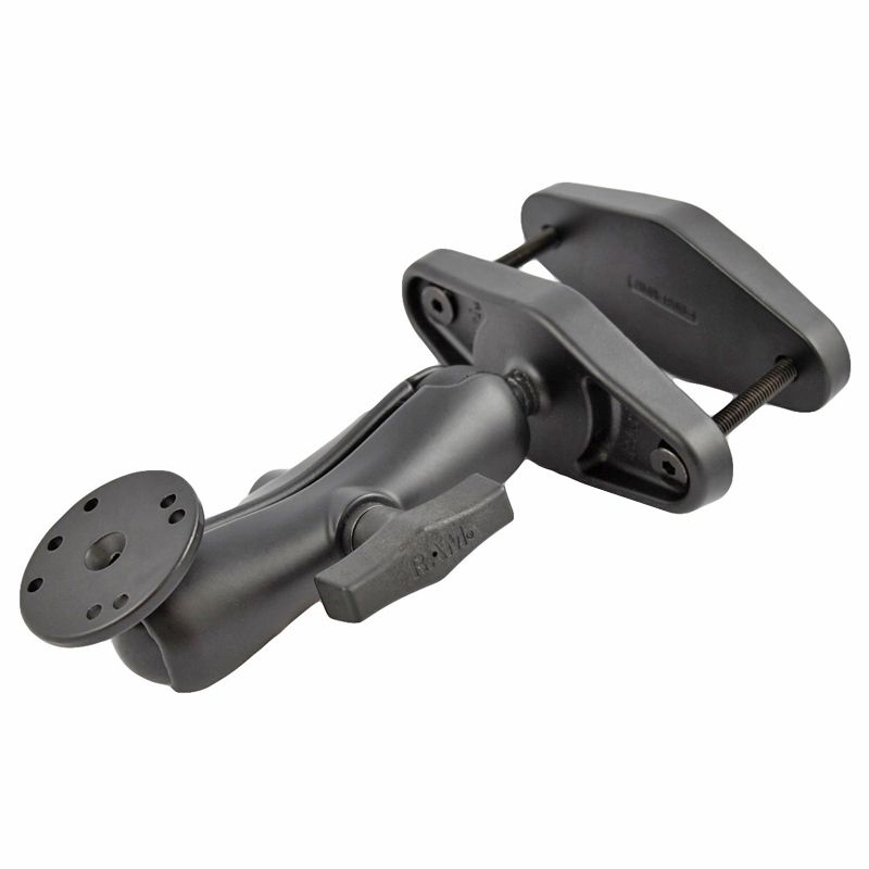 RAM 4" Vierkante Post Klemhouder met ronde AMPS-plaat - C-maat - RAM Mounts RAM-101U-247-4 afbeelding 1
